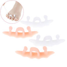 1Pair Toe Separators Corrector Bunion Elastic Corrector Straighteners Toe Spacers Bunion Relief To Bunion Hallux Valgus 2Colors 2024 - buy cheap