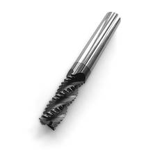 8mm hrc55 D8*25*D8*75 4 Flutes Roughing End Mills  Spiral Bit Milling Tools Carbide CNC Endmill Router bits 2024 - buy cheap