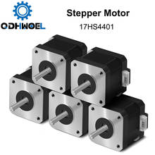QDHWOEL 5 pcs 4-lead Nema17 Stepper Motor 42 Nema 17 42BYGH (17HS4401) 40mm 1.7A 3D printer motor and CNC XYZ 2024 - buy cheap