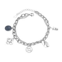 MIQIAO-pulsera de plata de ley S925 para mujer, brazalete de la suerte multicapa, joyería personalizada, regalos de vacaciones, 2020 2024 - compra barato