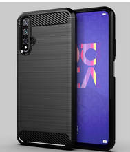 Чехол для Huawei Nova 5T P40 Lite honor 20S, мягкий силиконовый бампер из матового углеродного волокна, чехол для телефона Huawei Nova 6SE P40 2024 - купить недорого