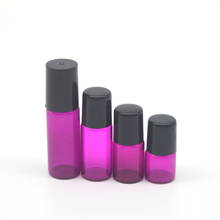 1 pçs vazio perfume amostra 1ml 2ml 3ml 5ml 10ml rolo garrafa de vidro óleo essencial rosa-vermelho rolo-na garrafa 2024 - compre barato
