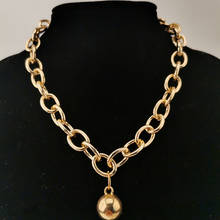 Готическое Длинное колье-чокер с цепочкой, ожерелье в стиле рок, массивное ожерелье для женщин и мужчин, ювелирное изделие в винтажном стиле, женская мода 2024 - купить недорого