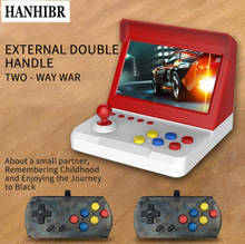 HANHIBR A9plus игровая консоль классическая ретро-игра 7,0 дюймов HD экран с 3000 играми с двумя механическими геймпадами 2024 - купить недорого