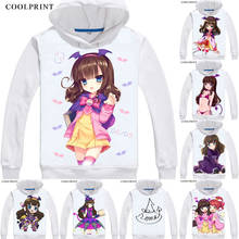 Sudadera con capucha con estampado de Anime japonés, prenda deportiva con estampado de Ángel Pripara, Kurosu, Aroma, devil, Casual, personalizada 2024 - compra barato