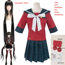 Danganronpa V3 Harukawa Maki Costplay Costume Maki Wig and JK Uniforms Sailor Suit Halloween Woman Carnival Costume 2024 - buy cheap