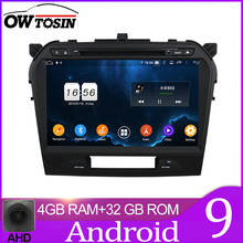 Owtosin Car Radio Multimedia Video Player Navigation GPS Android 9.0 For Suzuki Vitara 2015 2016 Car 4GB RAM 32GB ROM 2024 - buy cheap