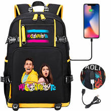 Mochila infantil multifuncional, bolsa para livros, com carregador usb, para homens e mulheres 2024 - compre barato