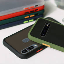 Chmerie-funda de teléfono mate para Samsung Galaxy, carcasa a prueba de golpes para modelos A51, A71, Note 10 Plus, 9, 8, A21, A81, A91, A01, A9, A8, A6 Plus y J8, 2018 2024 - compra barato