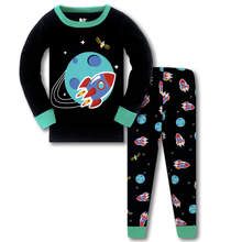 Conjunto de pijama de algodón para niños, ropa de dormir de 39 diseños, de animales 2024 - compra barato