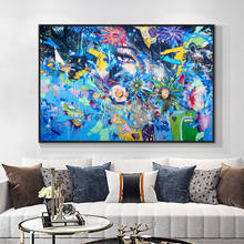 Graffiti Art Woman's Eyes Canvas Painting Poster Print Wall Art Picture For Living Room Home Decor Frameless 2024 - buy cheap