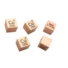 Pure 99.95% Cu Copper Cube Block Bulk Periodic Table of Rare Earth Metal Elements for Research lab industrial Collection 2024 - buy cheap