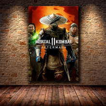 The Game Poster Mortal Kombat Decoration Painting of The on HD Canvas Canvas Painting of Mortal Kombat Poster Wall Art Canvas 2024 - buy cheap