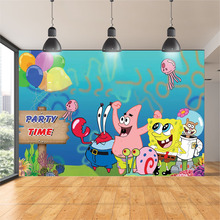 Photography Backdrops Spongebob Squarepants Patrick Star Happy Birthday Diy Photo Studio Photo Background Backdrop Vinyl Buy Cheap In An Online Store With Delivery Price Comparison Specifications Photos And Customer Reviews