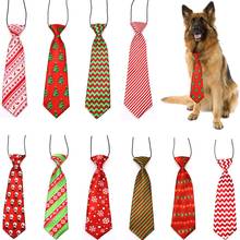 Corbata de Navidad para mascotas, lazos ajustables hechos a mano para perros, suministros de accesorios para enfermería, 1 unidad 2024 - compra barato