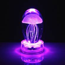 Nordic Decoration Home Glaze Jellyfish Figurine Miniature Luminous Glaze Decoration Home Desk Decoration Creative Gifts 2024 - buy cheap