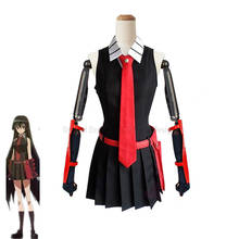 Akame Dress Cosplay Costume Anime Akame ga KILL! Dress Uniform  Women Girls Sleeveless Black Dress 2024 - buy cheap