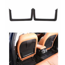 Carbon Fiber Printed ABS Seat Back Storage Pocket Frame Cover Trim Sticker for Alfa Romeo Giulia 2024 - buy cheap