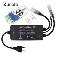 AC 110V 220V LED Strip RF Dimmer Double Head Output 23 Keys Remote Controller Dimmer for LED Bulb/LED String EU/US/AU/UK Plug 2024 - buy cheap