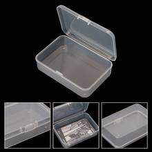 Caixa de armazenamento de plástico transparente, caixa pequena para exibição multiuso quadrado transparente 2024 - compre barato