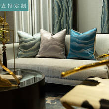Light Luxury Jacquard Striped Pillowcase 45x45cm / 30x50cm / 50x50cm Simple Cushion Cover Home Decoration Cushion Cover 2024 - buy cheap