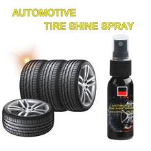 30ML Car Tire Shine Spray Car Wheel Cleaner Tire Refurbishing Car Waxing Tire Car Polish Maintenance Car Accessories TSLM1 2024 - buy cheap