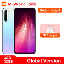 Versão global xiaomi redmi nota 8 3 gb ram 32 gb rom smartphone snapdragon 665 octa núcleo 48mp quad câmera traseira 4000 mah 2024 - compre barato