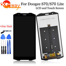 5.99"For Doogee S70 LCD Display Touch Screen Digitizer Assembly With Frame Replacement For Doogee S70 Lite LCD Phone Spair Parts 2024 - buy cheap