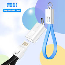 Keychain USB For Type C Cable for Samsung S9 S8 Plus For Android  20CM Fast Charge Data Cable for Xiaomi mi 8 USB Cord Cables 2024 - buy cheap