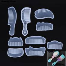 1PC Comb Mirror Liquid Silicone Mold For Making Pedant Jewelry DIY Handcraft Exoxy Resin Molds Jewelry Tools 2024 - buy cheap