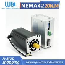 NEMA42 110BYG350 stepper motor set 20N.M with 9ADSP digital driver three-phase stepper motor 2024 - buy cheap