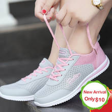 Dropshipping Women Shoes Summer White Sneakers Basket Femme Super Light Vulcanized Shoes Female Mesh Sneakers Women Casual Shoe 2024 - buy cheap