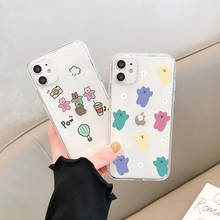 For Samsung Galaxy S21 S20 FE Note 20 S8 S9 S10 Plus Ultra A72 A52 A50 A70 A51 A71 A21S A31 A41 A12 A42 Lovely Bear Clear Cases 2024 - buy cheap