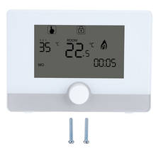 Controlador de temperatura programável do termostato para o termostato fixado na parede da caldeira do sistema de aquecimento da caldeira 2024 - compre barato