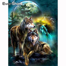 Evershine Алмазная картина животные Волк Вышивка крестом полный набор Алмазная вышивка полный квадрат Алмазная мозаика мультфильм Стразы 2024 - купить недорого