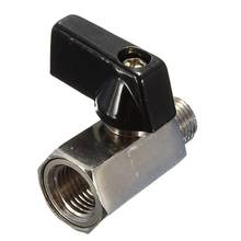 Chrome Brass 1/4inch Bsp Ball Valve Threads Tap Male to Female Air Compressor Hose CNIM Hot 2024 - buy cheap