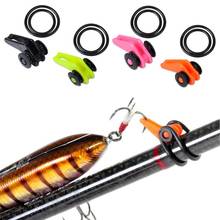 1 Set Fishing Rod Easy Secure Hook Keeper Holder Adjustable Lures Safe Hanger Fishing Tool Accessories 2024 - compre barato