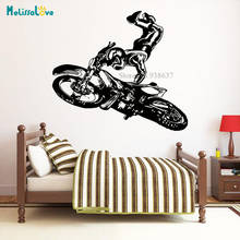 Linhas simples motocicleta velocidade raça adesivos de parede decalques decoração para casa sala adolescente homem arte murais presente original bb344 2024 - compre barato