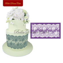 Molde de malla para Fondant de boda, herramienta de decoración de pasteles de tela, para pastel, para hornear 2024 - compra barato