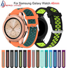 22MM Silicone Sport Band for Samsung Galaxy Watch 46mm Watchband 20mm Rubber Strap for Samsung Galxy Watch 42mm Wristband Correa 2024 - buy cheap