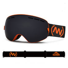 Gafas de esquí profesionales para deportes de invierno, lentes de esquí antiniebla, UV400, máscara de puntos, esquí, Snowboard, gafas de nieve para hombres y mujeres 2024 - compra barato