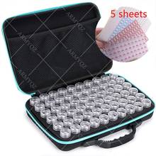 PDMDOG 2020 new 60 Bottles Diamond Painting Box Tool Container Storage Box Carry Case Holder Hand Bag 4 orders 2024 - buy cheap