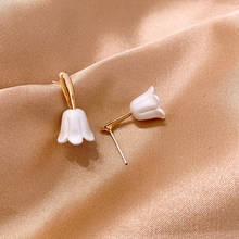 XIYANIKE Morning Glory Flower Earrings Small White Flower Plant Fairy Korea Stud Earrings Sweet OL Temperament Jewelry For Women 2024 - buy cheap