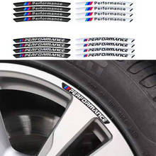 Adesivo de pneu para roda de carro, adesivo 3d para bmw e34, e36, e60, e90, e46, e39, e70, f10, f20, f30, x5, x6, x1, m3, m5, m6, e71, f01, f02, f87, m 2024 - compre barato
