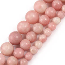 Natural Pink Opal Beads Round Loose Stone Beads for Jewelry Making DIY Bracelet Accessories 15'' Strand 6/8/10mm 2024 - buy cheap