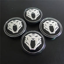 4pcs 60mm Tiger Head Car Center Caps Hub Auto Styling for Jaguar Emblem Badge Rims Dust-proof Cover 2024 - buy cheap