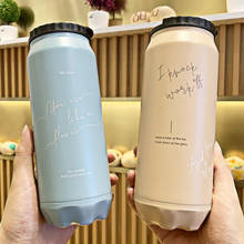 500ml Korean Cans Thermos with Outdoor Automotive Water Thermo Portable Stainless Sports Couple Insulation Vacuum Cup 2024 - buy cheap