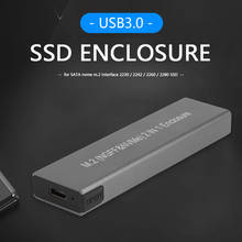 Carcasa externa USB tipo C para SSD, carcasa de disco duro externo para PC, M.2, NGFF, NVME, SATA, M/B 2024 - compra barato