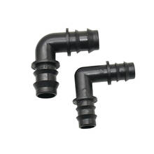 100pcse 16mm 20mm Garden Hos Elbow Barb Connector 1/2 3/4 Inch PE Hose Water Tube 90 Degree Connector 2024 - buy cheap