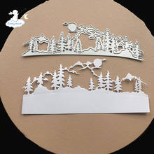 Bunnymoon forest Metal Cutting Dies Stencils for DIY Scrapbooking/photo Album stamps Decorative Embossing DIY Paper 2024 - buy cheap